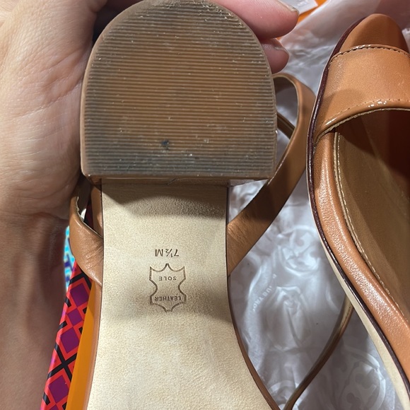 Tory Burch Kira 65MM Sandal in Tan - Picture 12 of 12